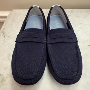 Rothy’s Navy Drivers, blue loafer